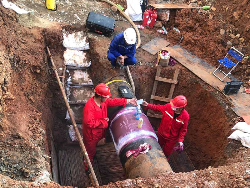  環焊縫開挖複拍及補強修複